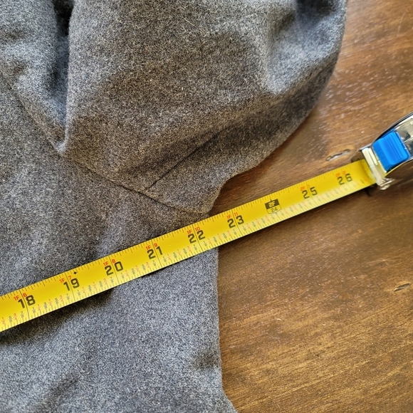 VTG Forecaster of Boston Wool Mid-Length Coat Plaid Contrast Hood size 16 Gray - Picture 11 of 11